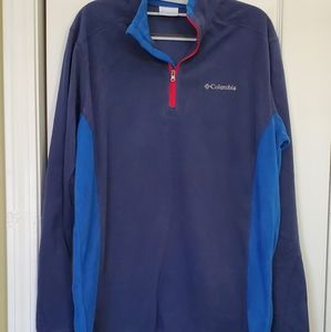 Columbia | Blue Half-Zip Fleece Pullover